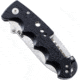 SOG Specialty Knives &amp; Tools Kilowatt Folding Knife, 3.4in, AUS-8 Blade, Clip Point, Black, Glass-Reinforced Nylon Handle, Silver/Black, SOG-EL01-CP