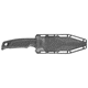 SOG Specialty Knives &amp; Tools Recondo FX Fixed Blade Knives, 4.6in, Straight Edge, CRYO 440C Steel, Spear Point, Black, GRN / TPU Handle, Black, SOG-17-22-01-57