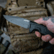SOG Specialty Knives &amp; Tools Recondo FX Fixed Blade Knives, 4.6in, Straight Edge, CRYO 440C Steel, Spear Point, Black, GRN / TPU Handle, Black, SOG-17-22-01-57