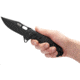 SOG Specialty Knives &amp; Tools SEAL XR Flipper 3.9in Folding Knife,TiNi S35VN Clip Point Blade, Black, 12-21-01-57