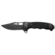 SOG Specialty Knives &amp; Tools SEAL XR Flipper 3.9in Folding Knife,TiNi S35VN Clip Point Blade, Black, 12-21-01-57