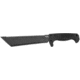 SOG Specialty Knives &amp; Tools SOGFari Machete Fixed Blade Knife, 10in, 3Cr13 Blade, Tanto, Black, Kraton Handle, Black, SOG-MC04-N