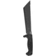 SOG Specialty Knives &amp; Tools SOGFari Machete Fixed Blade Knife, 10in, 3Cr13 Blade, Tanto, Black, Kraton Handle, Black, SOG-MC04-N