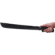 SOG Specialty Knives &amp; Tools SOGFari Machete Fixed Blade Knife, 18in, 3Cr13 Blade, Machete, Black, Kraton Handle, Black/Black, SOG-MC02-N