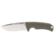 SOG Specialty Knives &amp; Tools TELLUS FX Knife, 4.2in, CRYO 440C Stainless Steel, Full Tang, Fixed Blade, Glass-Reinforced Nylon Handle, Olive Drab, 17-06-01-43