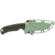 SOG Specialty Knives &amp; Tools TELLUS FX Knife, 4.2in, CRYO 440C Stainless Steel, Full Tang, Fixed Blade, Glass-Reinforced Nylon Handle, Olive Drab, 17-06-01-43