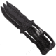 SOG Specialty Knives &amp; Tools Throwing Knives w/Nylon Sheath, 3-Pack, Stamped, 4.4in, 420 Stainless Blade, Black, Glass-Reinforced Nylon Handle, SOG-F041TN-CP