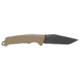 SOG Specialty Knives &amp; Tools Trident Fixed Blade Knife, 4.2in, CRYO 4116, Tanto, FDE, SOG-17-12-06-57
