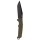 SOG Specialty Knives &amp; Tools Trident FX Fixed Blade Knives, 4.2in, CRYO 4116, Black Plain Tanto Blade, OD Green GRN Handle, 17-12-03-57