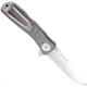 SOG Specialty Knives &amp; Tools Twitch II Folding Knife, 2.65in, AUS-8 Blade, Drop Point, Grey, Anodized Aluminum 6061-T6 Handle, Tan, SOG-TWI8-CP