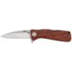 SOG Specialty Knives &amp; Tools Twitch II Folding Knife, 2.65in, AUS-8 Blade, Drop Point, Brown, Rosewood Handle, Silver, SOG-TWI17-CP
