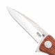 SOG Specialty Knives &amp; Tools Twitch II Folding Knife, 2.65in, AUS-8 Blade, Drop Point, Brown, Rosewood Handle, Silver, SOG-TWI17-CP
