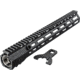 Sons of Liberty Gun Works L89 Drive Lock Rail M-LOK, 13.75in, w/ Built in Steel QD Sockets and Titanium Barrel Nut, Black, L89-13.75