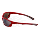 Sos Wraps / Viper Sunglasses, Frame - Metallic Red, Lens - Pc Decenter Brown-fm