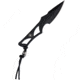 Spartan Blades Enyo Fixed Blade Black Knife, 2.75 black coated AUS-8A stainless blade, One-piece construction, SBBL2BK
