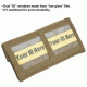 Spec-Ops T.H.E. Checkbook Wallet, Coyote Brown