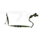 Specter Gear Raider 2 Point Tactical Sling, AK-47 with Small Diameter AK/AKM/Type 56 Fixed Stock, Braided Lanyard, Emergency Release, Olive Drab Green, 547 OD-ERB-BL