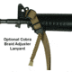Specter Gear Raider 2 Point Tactical Sling, HK G36 / HK UMP45 UMP45, Braided Lanyard, Emergency Release, Olive Drab Green, 552 OD-ERB-BL
