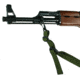 Specter Gear Raptor 2 Point Tactical Sling, AK-47 with Magpul M-4 Stock, Emergency Release, Olive Drab Green, 1095 OD-ERB