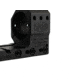 Spuhr 34mm Rifle Scope Mount, Black, Height- 30mm/1.18in, SP-4601