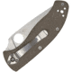Spyderco Tenacious Folding Knife, 3.35in, CPM-M4, Leaf Blade, G-10, Brown Handle, C122GBNM4P