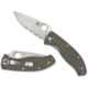 Spyderco C122GBNM4PS Tenacious 3.35in Folding Part Serrated CPM M4 Blade/Brown Textured G10 Handle Includes Pocket Clip, C122GBNM4PS