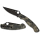 Spyderco Military 2 Folding Knife by Sal Glesser, 4in, Plain Black DLC CPM S30V, Drop Point Blade, Digital Camo G10 Handle Includes Pocket Clip, C36GPCMOBK2