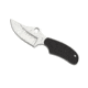 Spyderco ARK Lightweight Plain Edge Fixed Blade Knife, 2.56 in, H-1, Drop Point, FRN Black, FB35PBK