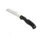 Spyderco Atlantic Salt Black FRN Handle, H-1 Serrated Blade Fold Knife C89SBK