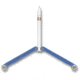 Spyderco BaliYo Butterfly Pen, Blue/White, YUS107