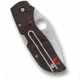 Spyderco Chaparral Folding Knife, 2.8in, CTS XHP, Leaf Blade, Satin Finish, Red Fatcarbon Carbon Fiber, Red Handle, C152CFRDP