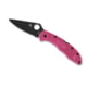 Spyderco Delica 4 Flat Ground Pink, CPM S30V Steel, Black Blade PlainEdge, Pink, C11FPPNS30VBK