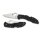 Spyderco Delica4 Lightweight Black FRN Flat Ground PlainEdge C11FPBK