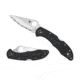 Spyderco Delica4 Lightweight Black FRN Handle, Serrated Blade Fold Knife C11SBK
