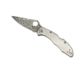 Spyderco Delica 4, Titanium Handle, Damascus Plain C11TIPD