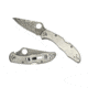Spyderco Delica4, Titanium Handle, Damascus Plain C11TIPD