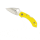 Spyderco Dragonfly2 Yellow FRN Handle, H-1 FE Blade Fold Knife C28PYL2