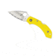 Spyderco Dragonfly2 Yellow FRN Handle, H-1 Serrated Blade Fold Knife C28SYL2