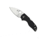 Spyderco Lil' Native G-10 Mid Back Lock PlainEdge Folding Knife, Black, C230MBGP