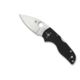 Spyderco Lil' Native Mid Back Lock PlainEdge Folding Knife, G-10 Steel, Black, C230MBGP