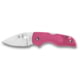 Spyderco Lil' Native Folding Knife, 2.42in, CTS BD1N, Leaf Blade, FRN Pink Handle, C230PPN