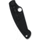 Spyderco Military 2 Folding Knife by Sal Glesser, 4in, CPM MagnaCut, Modified Clip, DLC, G-10, Black Handle, 716104018840