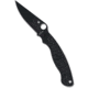 Spyderco Military 2 Folding Knife by Sal Glesser, 4in, CPM MagnaCut, Modified Clip, DLC, G-10, Black Handle, 716104018840
