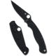 Spyderco Military 2 Folding Knife by Sal Glesser, 4in, CPM MagnaCut, Modified Clip, DLC, G-10, Black Handle, 716104018840