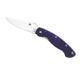 Spyderco Military Folding Knife, G-10 Steel, Dark Blue, CPM S110V C36GPDBL