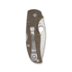 Spyderco Native 5 Folding Knife, 2.95 in, CPM CRU-WEAR Steel, Brown, Micarta, C41MPCW5