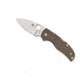 Spyderco Native 5 Folding Knife, 2.95 in, CPM CRU-WEAR Steel, Brown, Micarta, C41MPCW5