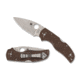 Spyderco Native 5 Folding Knives, 2.95in, CPM 15V, FRN, Satin, Brown, 716104018192
