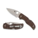 Spyderco Native 5 Folding Knives, 2.95in, CPM 15V, FRN, Satin, Brown, 716104018192