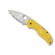 Spyderco Native 5 Salt Folding Knife, Lightweight, SpyderEdge, Yellow, C41SYL5